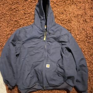 Blue Carhartt heavy weight jacket size 3xLT